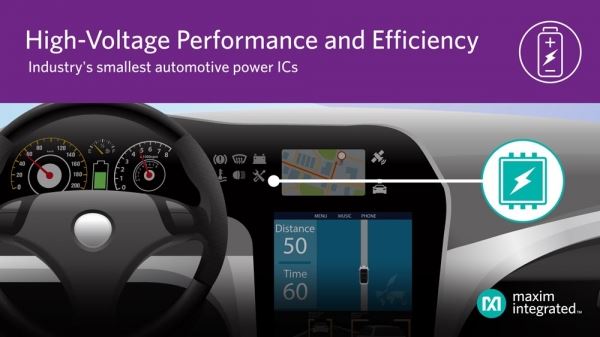 Maxim выпустила понижающие преобразователи и контроллеры для высокоэффективных высоковольтных силовых приложений автомобильной электроники